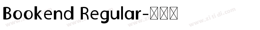 Bookend Regular字体转换